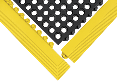 Anti-Fatigue Mat East Urban Home Pattern: Gray/Yellow/Green