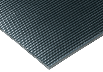 Corrugated Wide Rib Rubber Runner Mats