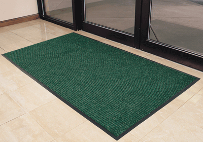 Herco 3' x 6' Indoor Outdoor Ribbed Carpet Entrance Mat