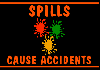 Spills Cause Accidents