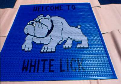 Vinyl Link Logo Floor Mat 1