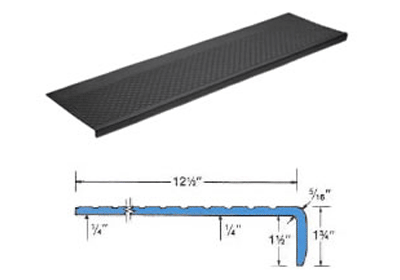 Stair treads hotsell outdoor rubber